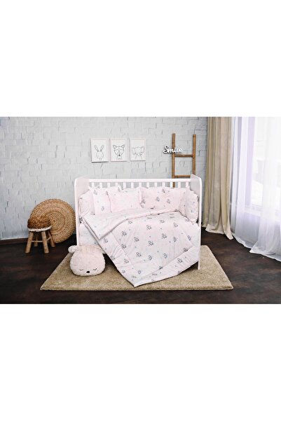 LORELLİ Set lenjerie pat 8 piese, 70x140 cm, bumbac ranforce, Blue Aeroplane