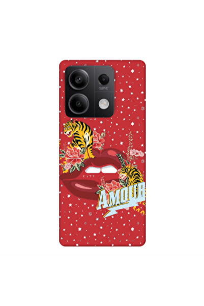 Other Xiaomi Redmi Note 13Pro 5G Amour Red Colored Silicone TPU Θήκη