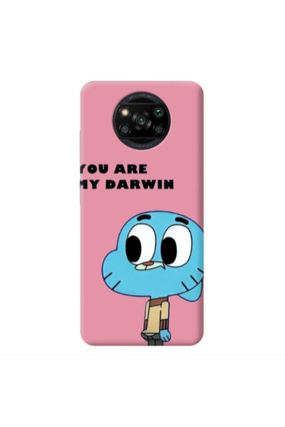 Other Xiaomi Poco X3 /X3 Pro You are my darwin Pink Colored Silicone TPU Θήκη
