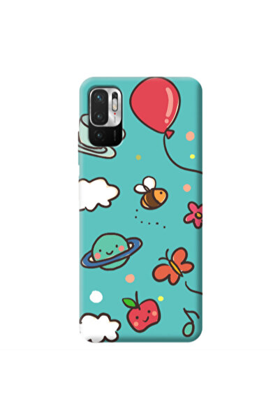 Other Xiaomi Redmi Note 10 Pro 5G cute little ones Turquoise Colored Silicone...