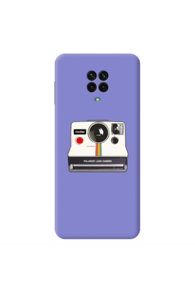 Other Xiaomi Redmi Note 9 Pro Polaroid land camera Purple Colored Silicone TP...