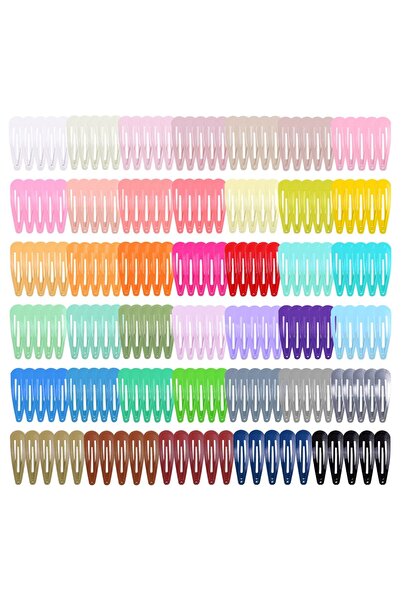 Choice FJ184-80C 80pcs/set Colorful Glossy BB Hair Clips for Girls Y2K Baking...