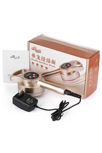 Choice1 EU plug(200-240V) Microcurrent Meridian Brush Massager Cellulite Lymp...