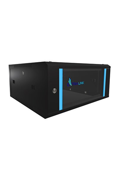 Extralink 4U 600x600 Negru |   Dulap rack |   montat pe perete