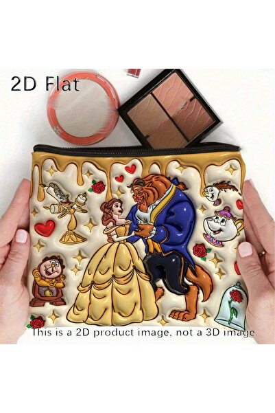 Choice A 1 Piece of Beauty and the Beast Belle Makeup Bag - Cute and Versatil...