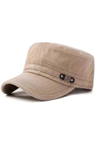Choice15 One Size Beige 3 1pc Spring and Autumn Flat Top for Men and Women So...