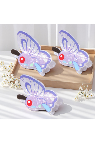 Choice1 CSO0845(3PCS) Pocket Monsters Butterfly Hair Claw Clips Cartoon Anime...