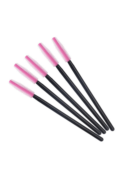 Choice1 Silicone A0013-50PCS PINK HOT 50pcs Extension Makeup Tools Silicone E...
