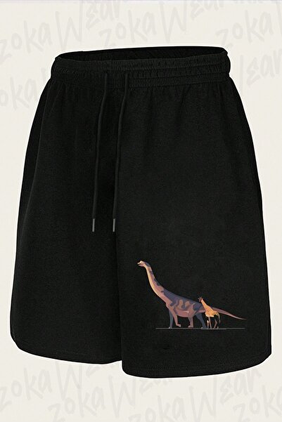 ZOKAWEAR Σορτς με στάμπα Unisex Dinosaur v2 Design
