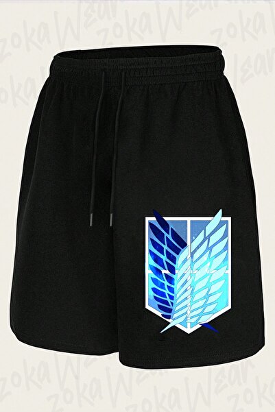 ZOKAWEAR Unisex Aot Symbols Anime2 Design Printed Shorts