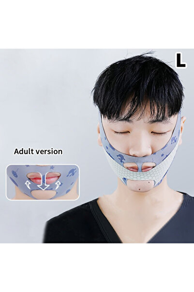 Choice L Gray Anti Snoring Belt Mouth-Sealing Gifts Open Mouth Breathing Corr...