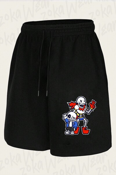 ZOKAWEAR شورت مطبوع بتصميم Undertale Sans v16 للجنسين