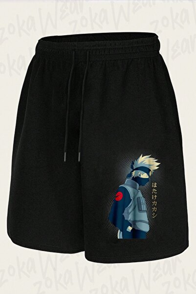 ZOKAWEAR Unisex Hatake Kakashi Naruto Character Design Printed Shorts