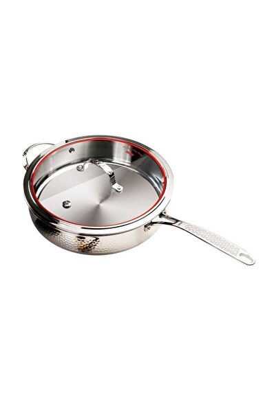 Tradesor Τηγάνι ανοξείδωτο με καπάκι - 2.7L - CS001-C24 - DSP - 562519