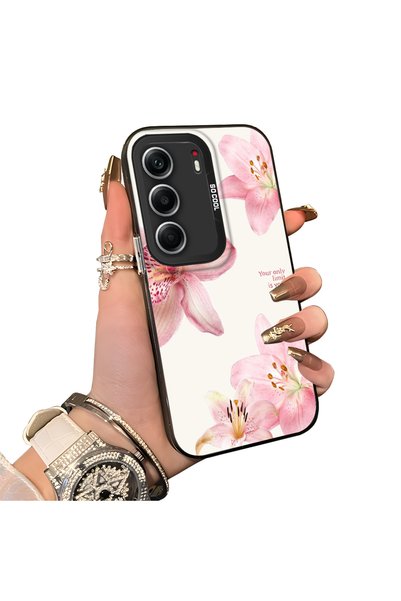 Hontinga Tecno Camon 40 Compatible Silicone Edge Hard Back Case Couple Phone ...