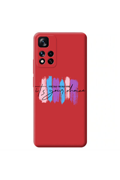 Other Xiaomi Redmi Note 11 Pro 5G One Day Or Day One Red Colored Silicone TPU...