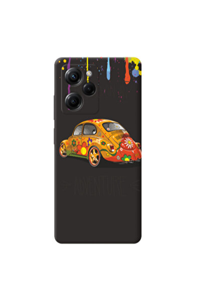 Other Xiaomi Poco X5 Pro Adventure Black Colored Silicone TPU Θήκη
