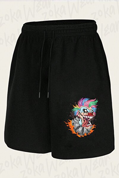 ZOKAWEAR Unisex σορτς με στάμπα Crazy Share Design