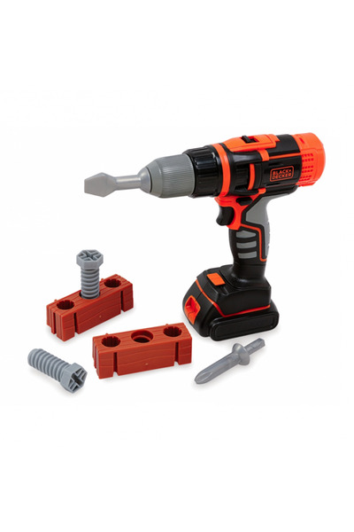 Smoby Set de bormașină de jucărie fără fir și accesorii Black&Decker