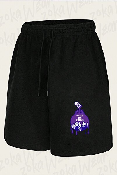 ZOKAWEAR شورت مطبوع بتصميم Juice Wrld للجنسين