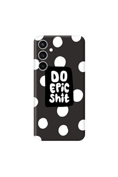 Other Samsung S24 Plus Do Epic Shit Black Colored Silicone TPU Θήκη
