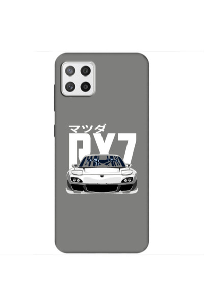 Other Samsung A22 5G Car Rx7 Grey Colored Silicone TPU Θήκη