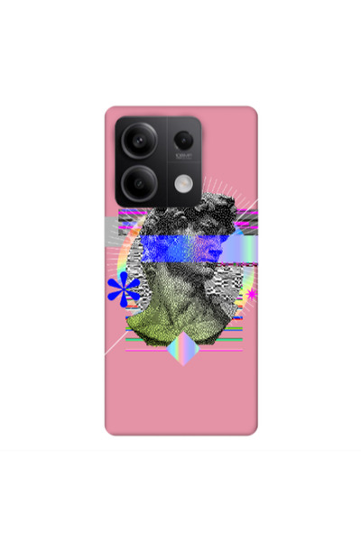 Other Xiaomi Redmi Note 13 5G Statue pixels Pink Colored Silicone TPU Θήκη