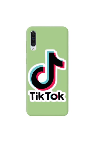 Other Samsung A50 Tik Tok Light Green Colored Silicone TPU Θήκη