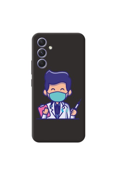 Other Samsung A26 Specialist Doctor Black Colored Silicone TPU Θήκη