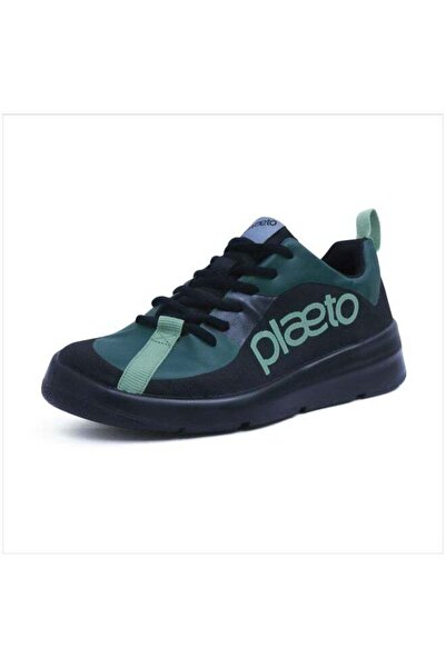 PLAETO Drift Sport Shoes - Multiplay - Non-Marking - Black/Green - Unisex