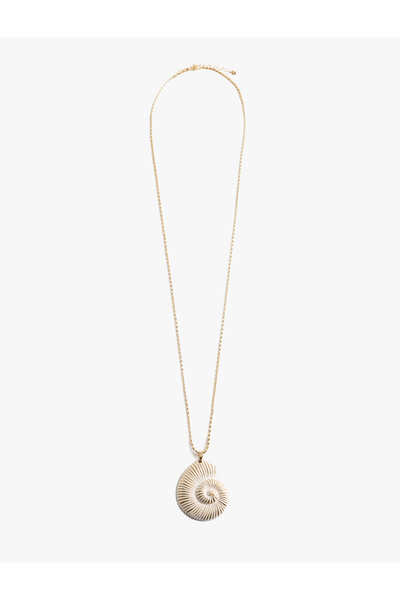 Koton Sea Shell Pendant with Chain