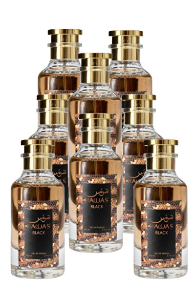 Hawas 8 Pieces Black Perfume 100ML
