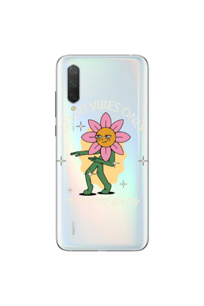 Other Xiaomi Mi 9 Se Good Vibes Only Transparent Silicone TPU Θήκη
