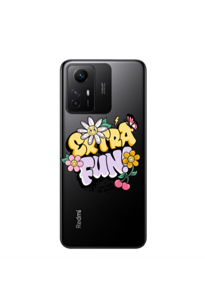 Other Xiaomi Redmi Note 12s Extra Fun Transparent Silicone TPU Θήκη