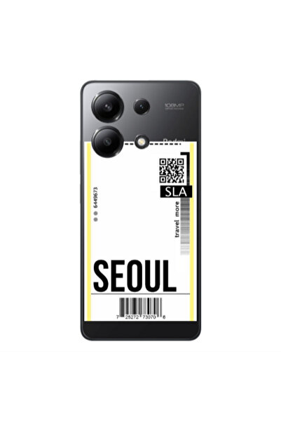 Other Xiaomi Redmi Note 13 4G Seoul Travel More Transparent Silicone TPU Θήκη