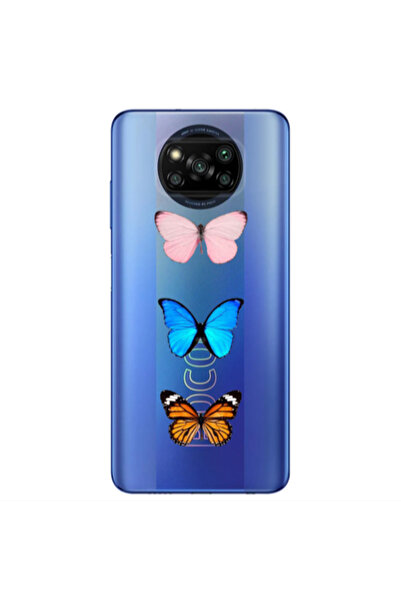 Other Xiaomi Poco X3 /X3 Pro Triple Butterfly Transparent Silicone TPU Θήκη