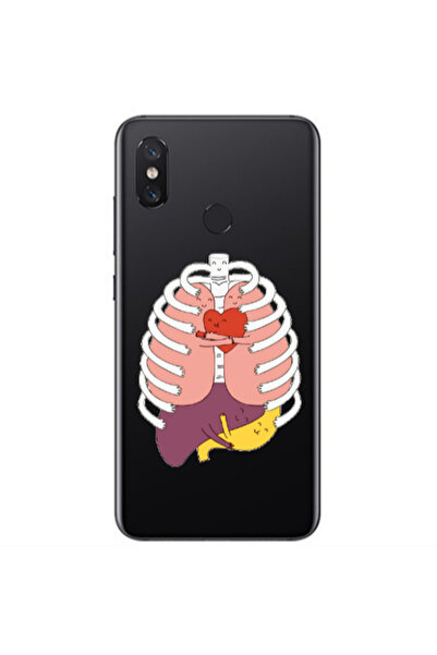 Other Xiaomi Mi 8 Anatomy Transparent Silicone TPU Θήκη