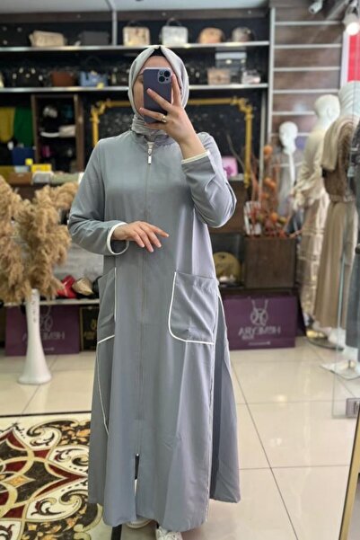 HÜMEYRA BUTİK Ferace with Side Pockets