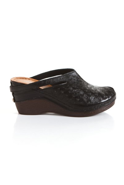 ENDER STEPS Inside and Outside, Genuine Leather, Padded Heel, Light Sole, Closed Front, Sabo Model Slippers