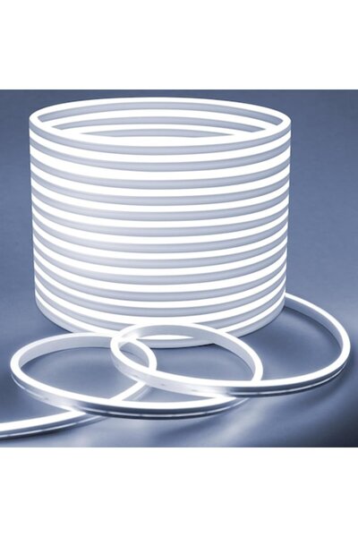 lamomo Bandă LED Neon, 30 m, lumină alb rece 6000K, intensitate reglabilă, IP...