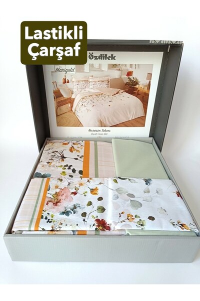 Özdilek Marigold Double Bed - Elastic Sheets - Duvet Cover Set
