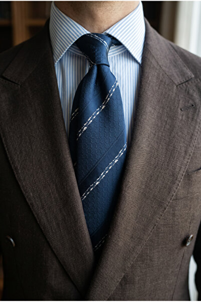 CROATE Luxury Collection Microfiber Men's Tie |   German Panel Quality Stripe...