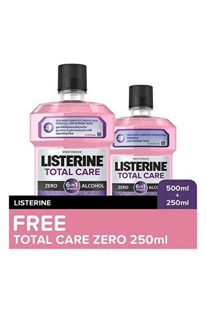 Listerine غسول الفم توتال كير بالنعناع - 500 مل مع 250 مل مجانًا