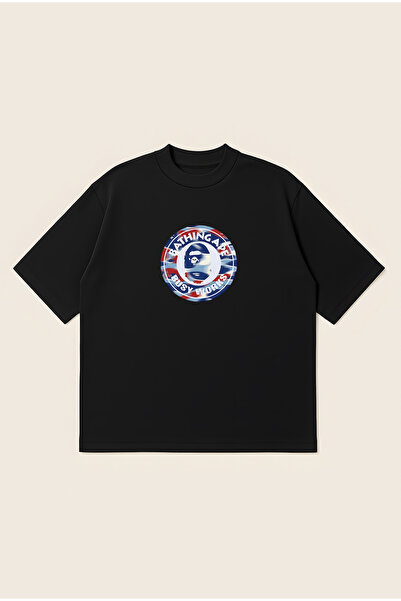 Moon Dancer A BATHING APE Busy Works Μπλουζάκι με στάμπα, υπερμεγέθης, φαρδιά...