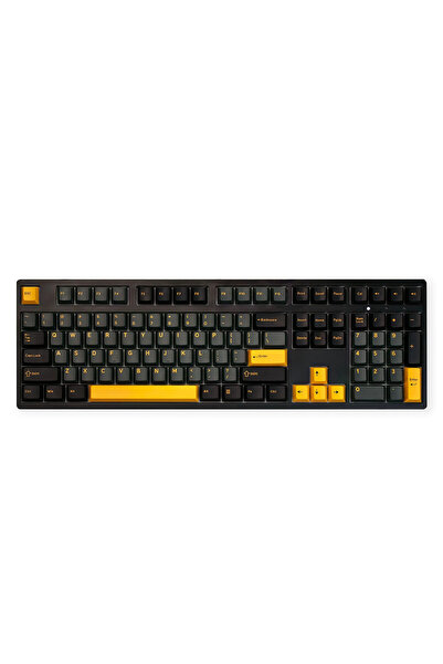 AKKO 3108RF Black Gold Frost Pink Switch Kablosuz İngilizce Mekanik Gaming Kl...