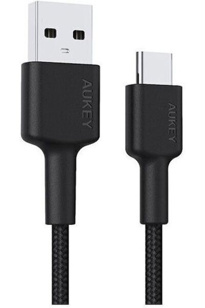 AUKEY Cablu USB 2.0 USB-C tată - USB-A 15W PD Negru 0.9m