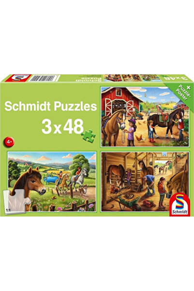 Schmidt Spiele Ferma de puzzle-uri pentru copii