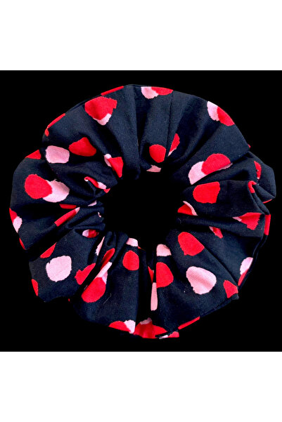 MON PETIT CHOU Βαμβακερό scrunchie με πουά