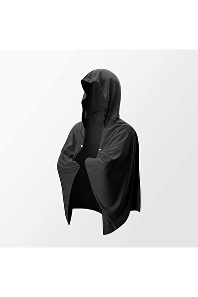 Choice1 60x145cm Black 1pc Quick Dry Shawl Sports Coldproof Hooded Headband C...