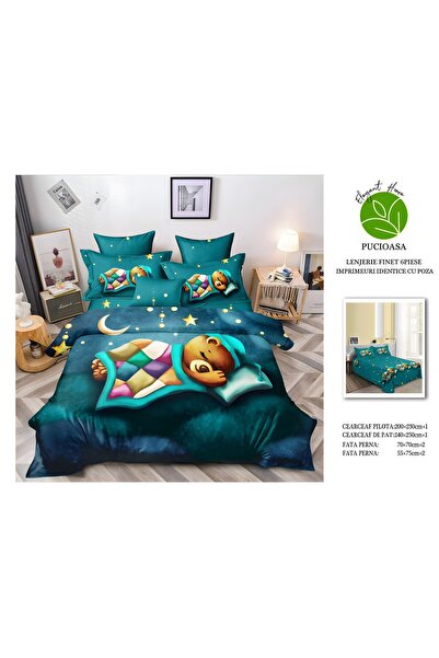 Simplu&Rapid 5D Finet Duvet Cover Set 2 Persons 6 Pieces Without Stretchy 200...